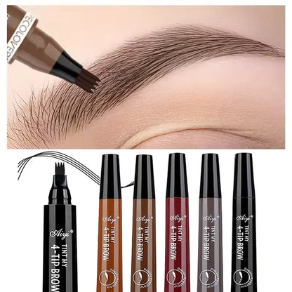 Microblading Brow Pencil – (4-Fork ) – Waterproof, Natural, Long-Lasting✨