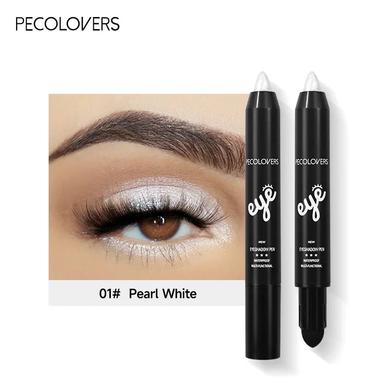 6-Color Luxury Eyeshadow – Pencil Stick Set – Waterproof Pearly Shimmer✨