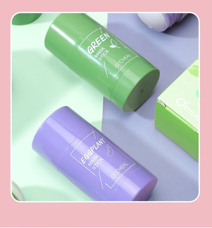 Solid Facial Mask Stick (Green Tea / Honey Peach / Charcoal Eggplant) ✨