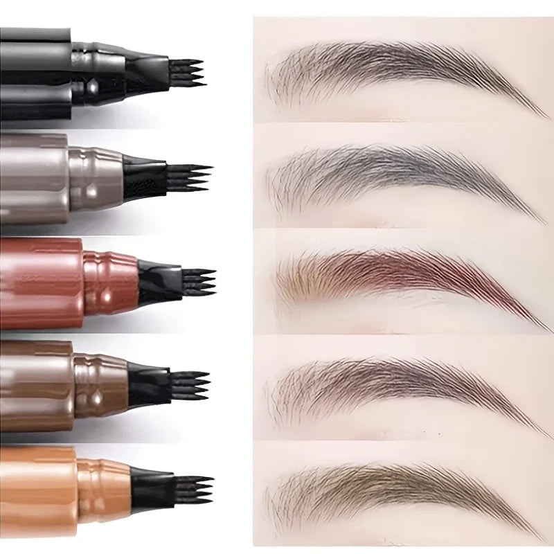 Microblading Brow Pencil – (4-Fork ) – Waterproof, Natural, Long-Lasting✨