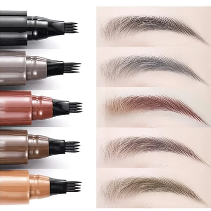 Microblading Brow Pencil – (4-Fork ) – Waterproof, Natural, Long-Lasting✨