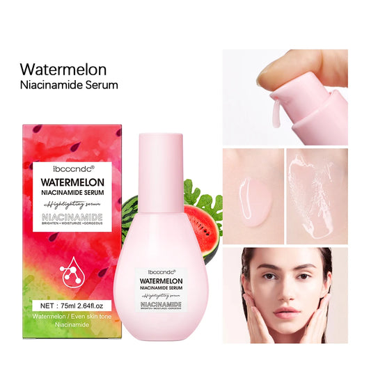 Watermelon Glow Niacinamide – Dew Drops Serum – Hydrating Brightening Face  Primer✨