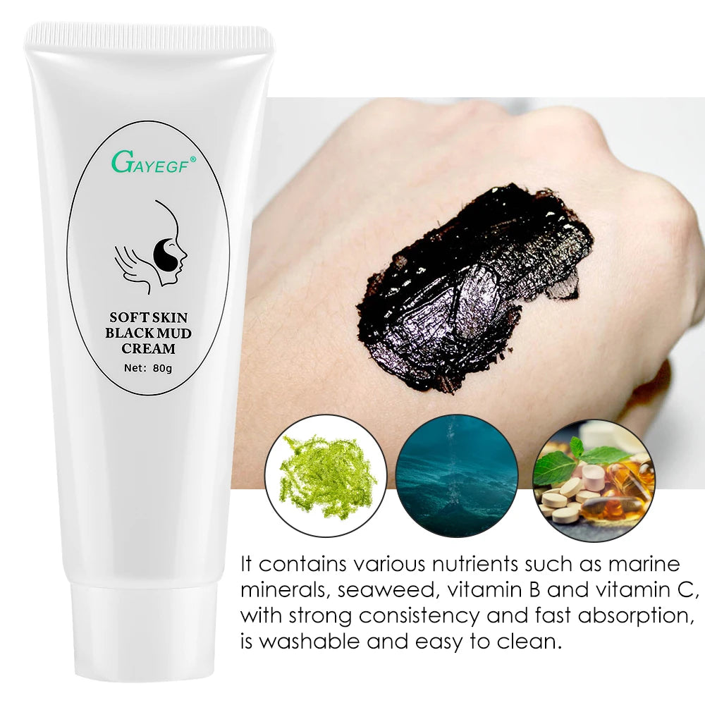 Carbon Gel Black – Face Cream Mask🖤✨