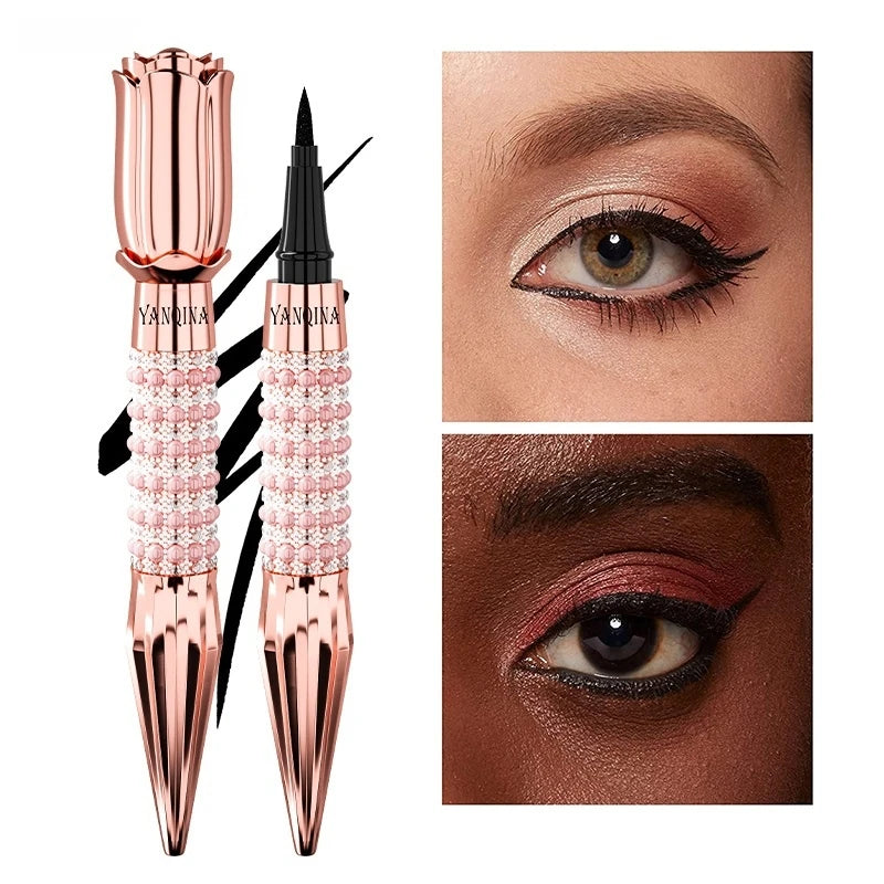 Yanqina Precision Liquid – Eyeliner – Waterproof, Quick-Dry, Long-Lasting Black✨