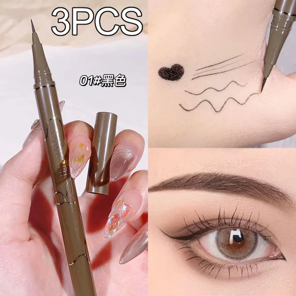 Slim Brown Liquid – Eyeliner – Waterproof, Smudge-Proof, Long-Lasting✨