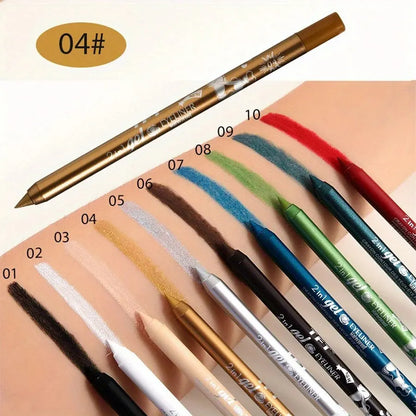 10-Color Luxury Gel – Eyeliner Pen Set – Waterproof Long-Lasting Eye, Lip &amp; Concealer Pencils✨
