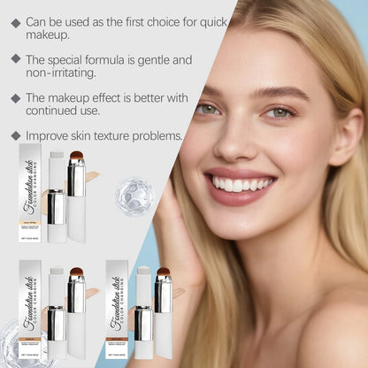 2-In-1 Double-Head Foundation Stick With Brush✨
