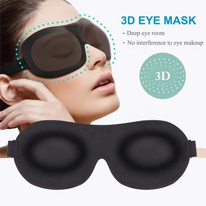 3D Contoured Sleep Mask – 100% Light Blocking Eye Mask😴✨