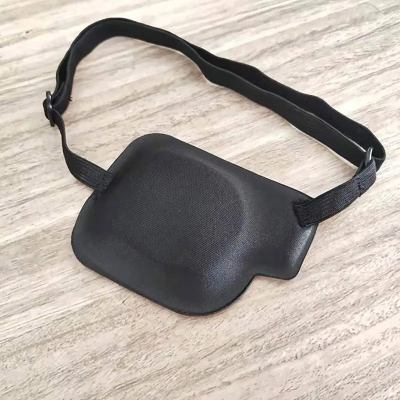 Black Single Eyepatch – Blindfold Adjustable Eye Mask 🖤😴