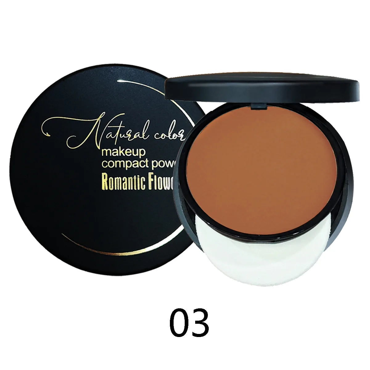 Dark Bronzing Face Powder – Oil Control Contour Foundation✨