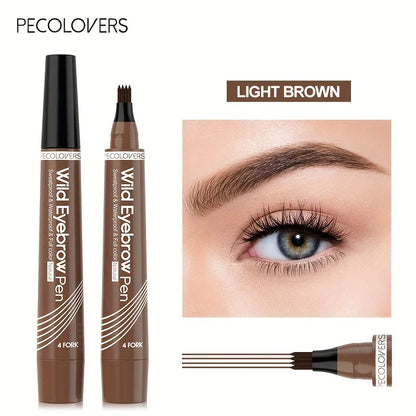 Eyebrow Tattoo Pen – (4-Tip) – Waterproof, Long-Lasting, 5 Shades✨