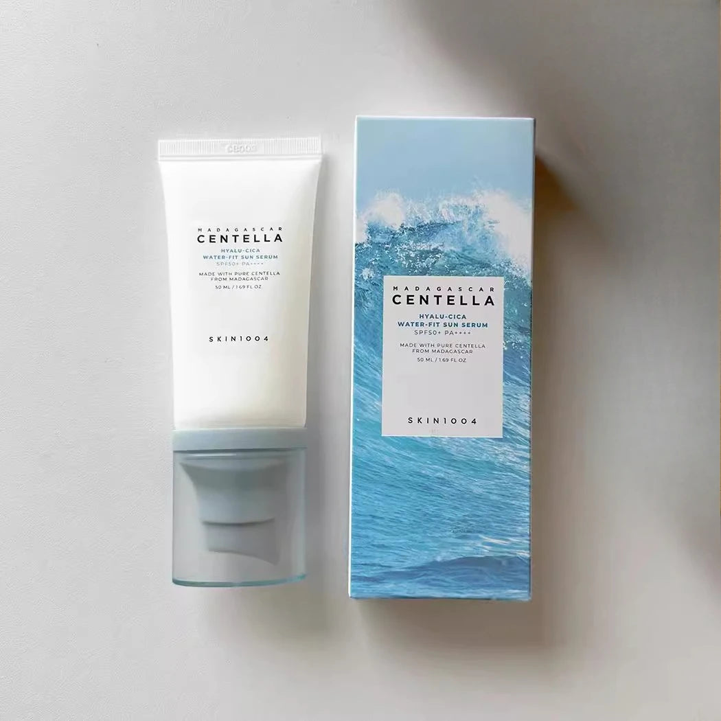 Hyalu-Cica Moisture Cream & SPF50+ Water-Fit Sun Serum – Korean Skincare