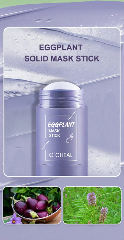 Solid Facial Mask Stick (Green Tea / Honey Peach / Charcoal Eggplant) ✨