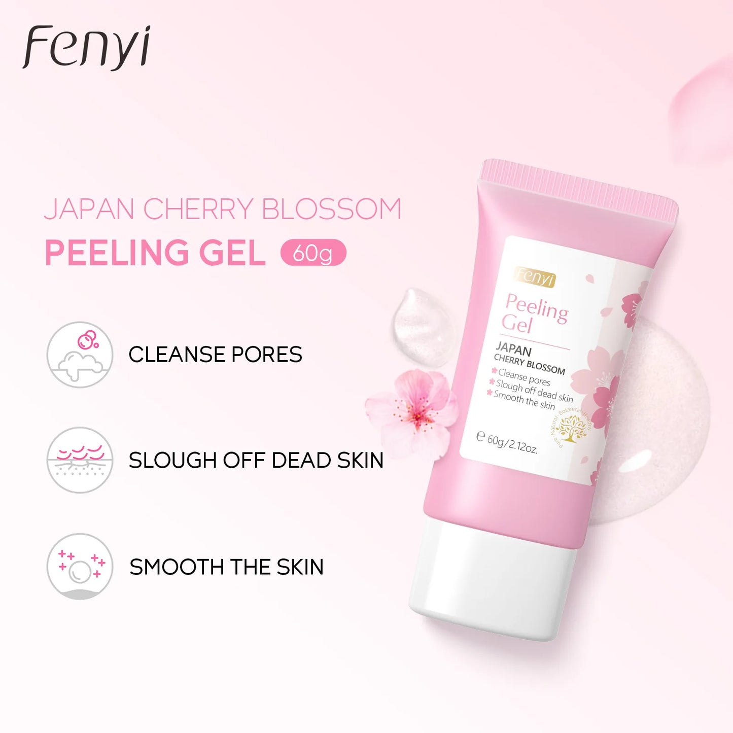 Cherry Blossom - Peeling Facial Gel (60g)🌸✨