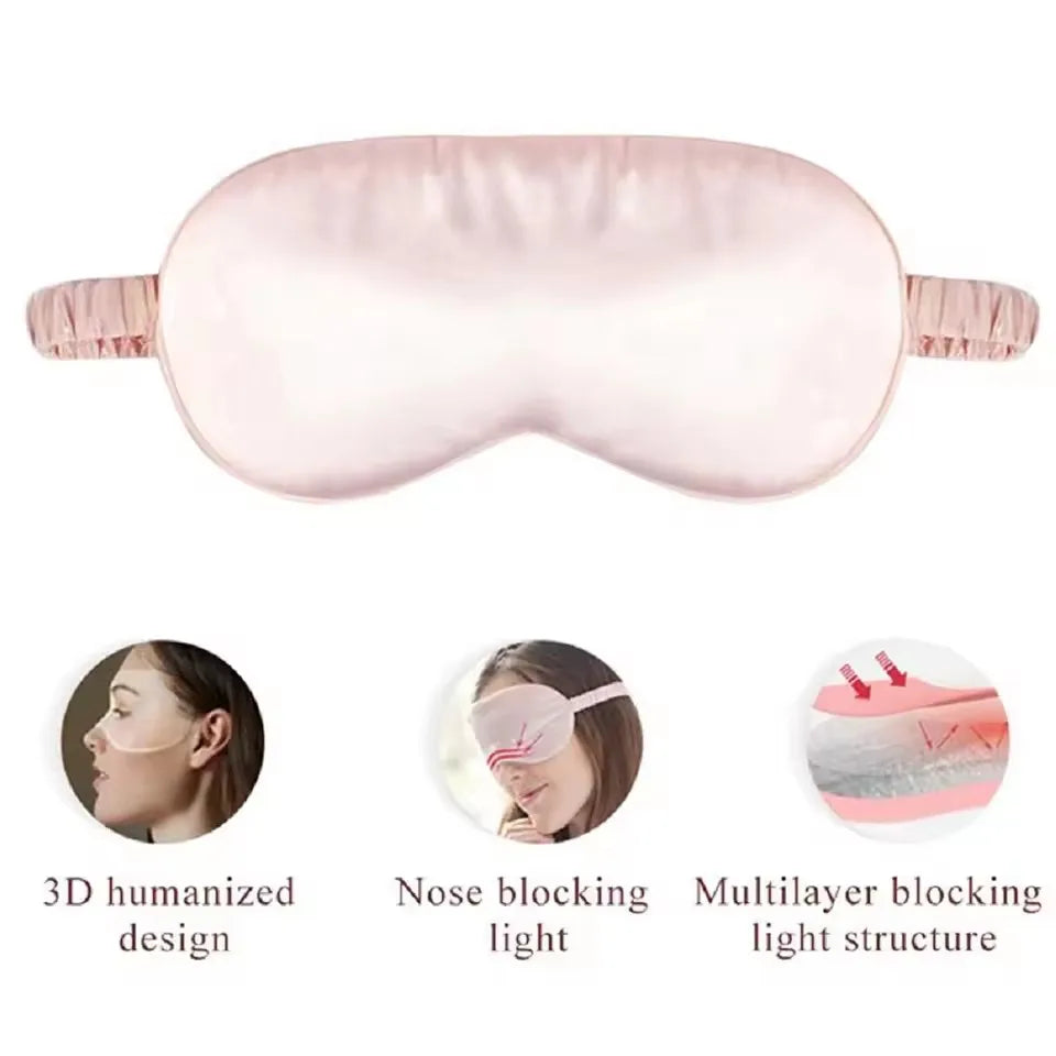Imitated Silk Eye Patch Shading Sleep Eye Mask 😴✨