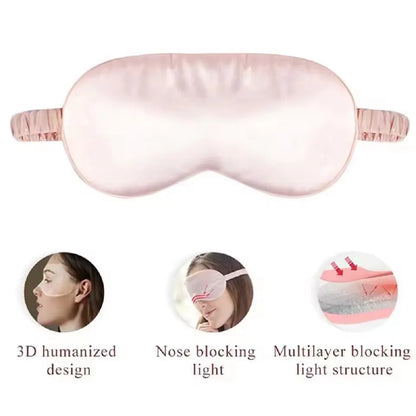 Imitated Silk Eye Patch Shading Sleep Eye Mask 😴✨