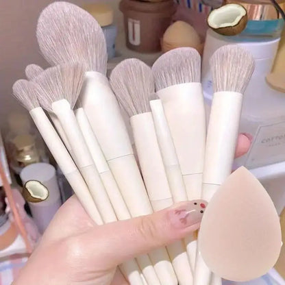 Professional Makeup Brush – Set – Soft Fluffy Foundation, Powder, Eyeshadow &amp; Kabuki Blending Brushes✨