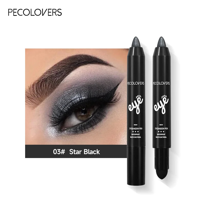 6-Color Luxury Eyeshadow – Pencil Stick Set – Waterproof Pearly Shimmer✨