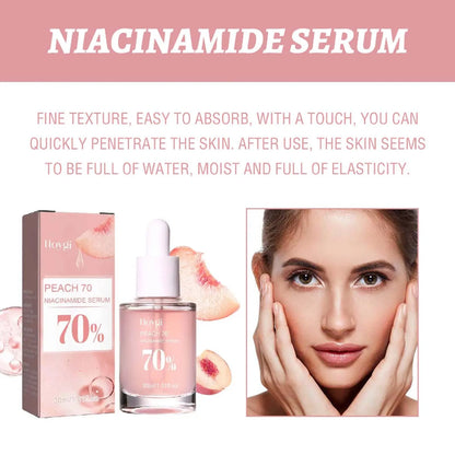 Peach 70% Niacinamide Serum – Brightening, Pore Care & Hydration