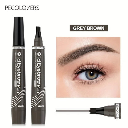Eyebrow Tattoo Pen – (4-Tip) – Waterproof, Long-Lasting, 5 Shades✨