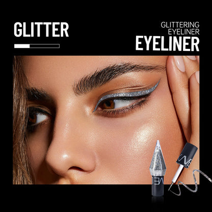 Diamond Shimmer Liquid – Eyeliner Pen – Waterproof, Quick-Dry, Long-Lasting (9-Colors)✨