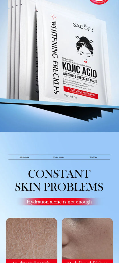 Sadoer Kojic Acid – Sheet Face Masks (10Pcs)✨