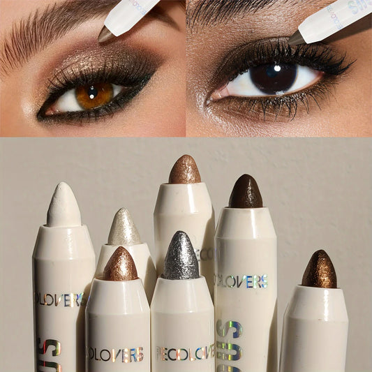 Luxury Waterproof Eyeshadow – Stick – High-Pigment Shimmer, Glitter & Matte Eye Crayon✨