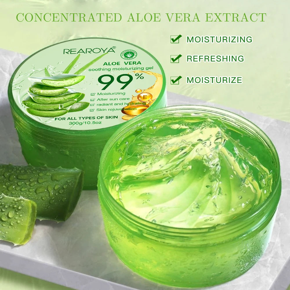 Aloe Vera (99%) – Soothing Gel Cream✨