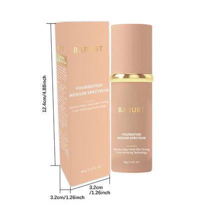 Barubt Temperature-Adapting Foundation – – Waterproof, Moisturizing, Long-Lasting Coverage✨