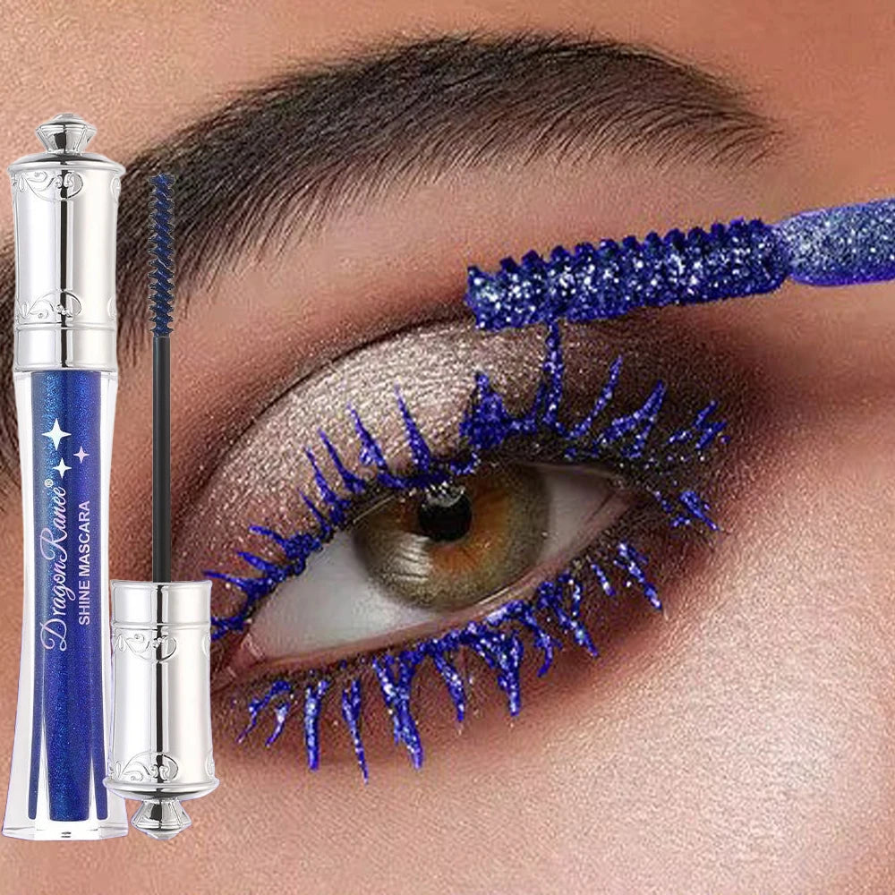 9-Color Diamond Glitter Mascara – Waterproof Volumizing Curl Lash Mascara✨