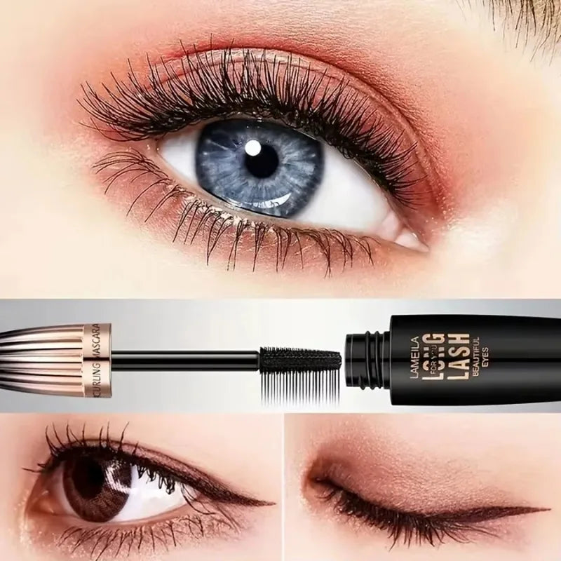 4D Waterproof Mascara – Volumizing, Lengthening & Curling Lash Mascara✨