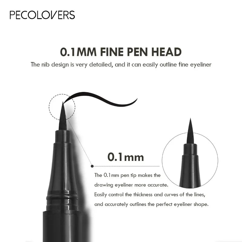 5Pcs Luxury Black – Liquid Eyeliner Pen Set – Waterproof, Long-Lasting✨
