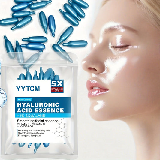 Hyaluronic Acid Capsule – Serum (30 Capsules) – Deep Moisturizing & Brightening Face Essence✨