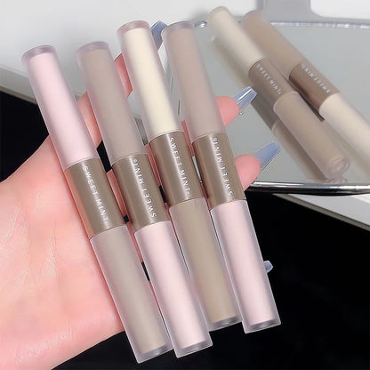 Double-Ended Liquid Contour – & Highlighter Stick – Long-Lasting Natural Face  Sculpting &amp; Brightening Makeup✨