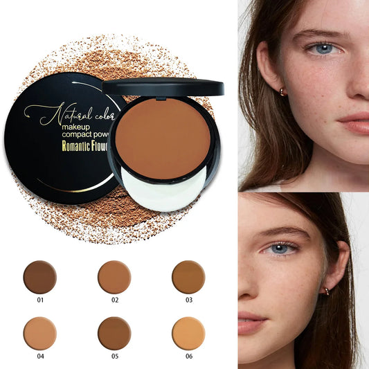 Dark Bronzing Face Powder – Oil Control Contour Foundation✨
