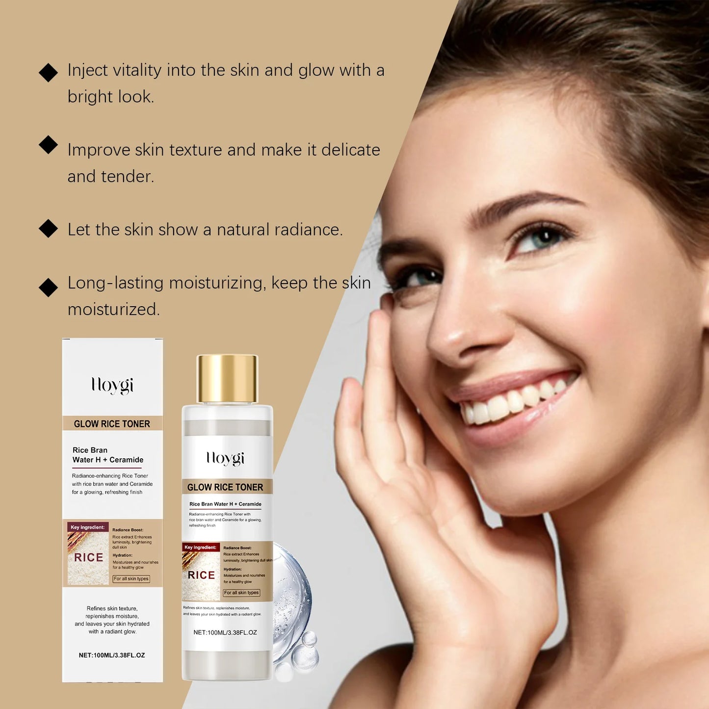 Glow Rice Toner – – Hydrating, Balancing & Pore-Refining Care✨