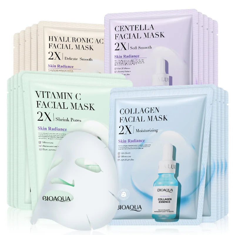 Centella - Collagen Face Mask – Vitamin C & Hyaluronic Acid ✨