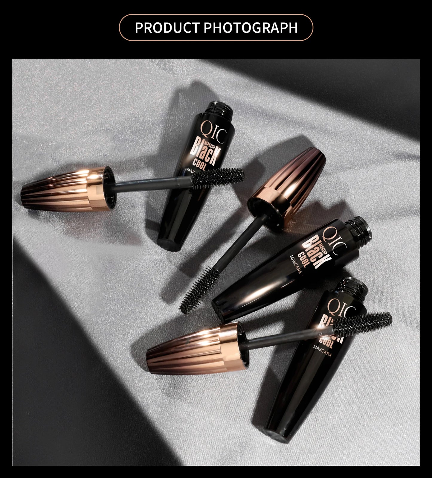 4D Waterproof Lash Mascara – Thickening, Curling & Long-Lasting Volume✨