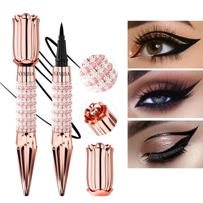 Yanqina Precision Liquid – Eyeliner – Waterproof, Quick-Dry, Long-Lasting Black✨