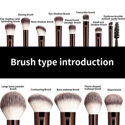 13-Piece Professional Makeup – Brush Set – Foundation, Concealer, Powder, Eyeshadow, Blush &amp; Kabuki Brushes✨
