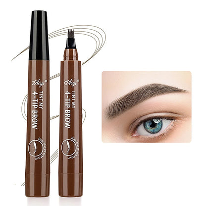 Microblading Brow Pencil – (4-Fork ) – Waterproof, Natural, Long-Lasting✨