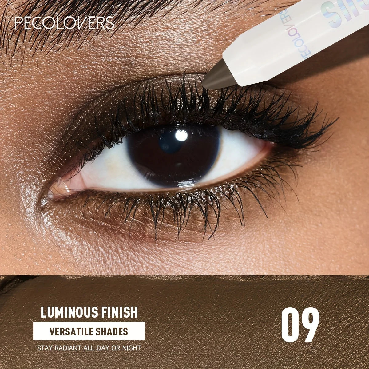 Luxury Waterproof Eyeshadow – Stick – High-Pigment Shimmer, Glitter & Matte Eye Crayon✨