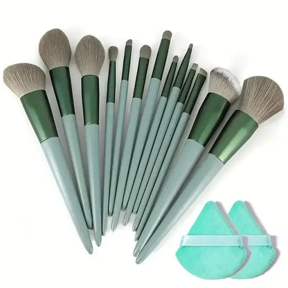Professional Makeup Brush – Set – Soft Fluffy Foundation, Powder, Eyeshadow &amp; Kabuki Blending Brushes✨
