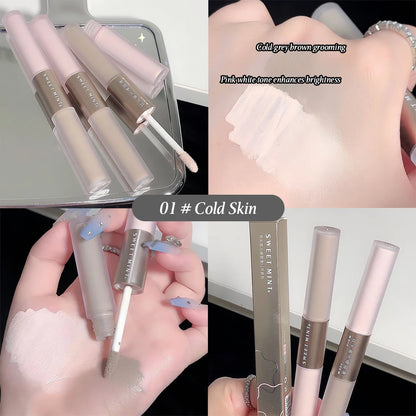 Double-Ended Liquid Contour – & Highlighter Stick – Long-Lasting Natural Face  Sculpting &amp; Brightening Makeup✨
