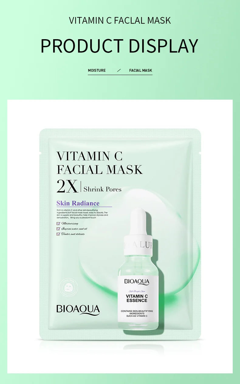 Centella - Collagen Face Mask – Vitamin C & Hyaluronic Acid ✨