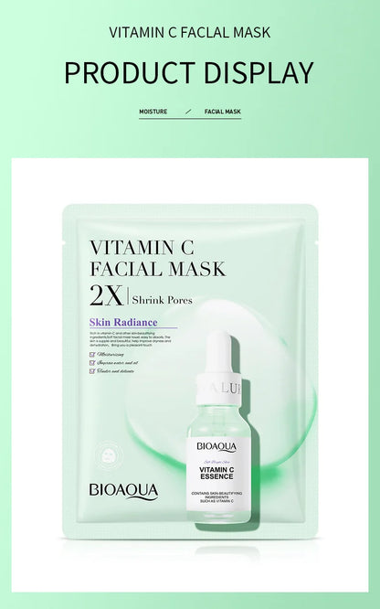 Centella - Collagen Face Mask – Vitamin C & Hyaluronic Acid ✨