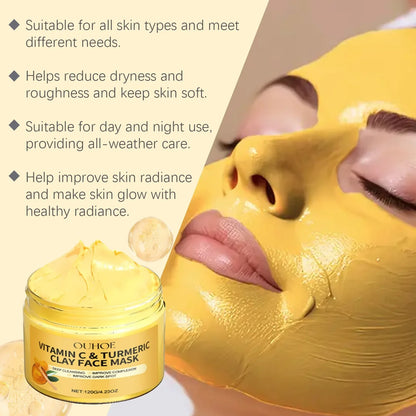 Vitamin C / Turmeric – Clay Mask✨