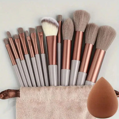 Professional Makeup Brush – Set – Soft Fluffy Foundation, Powder, Eyeshadow &amp; Kabuki Blending Brushes✨
