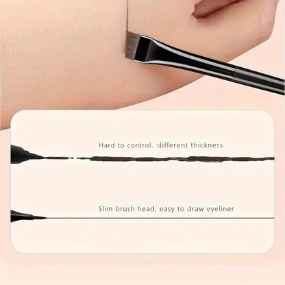 3-Piece Precision Eye – Makeup Brush Set – Angled Eyebrow, Eyeliner &amp; Ultra-Fine Eyeshadow Brushes✨
