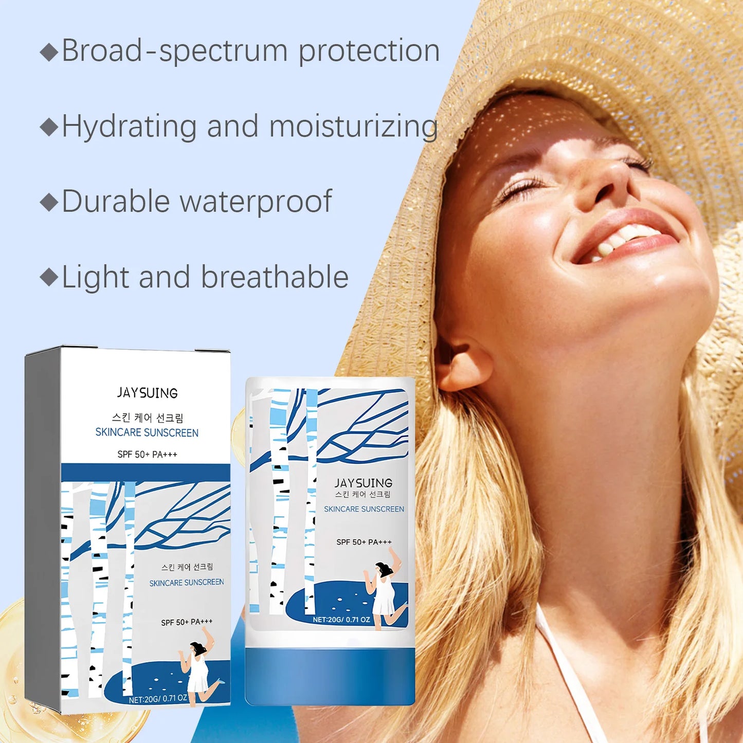 Spf50 Waterproof Sunscreen Stick✨